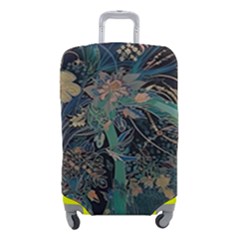 Ai Generated Flower Trees Forest Mystical Forest Luggage Cover (small) by Ravend