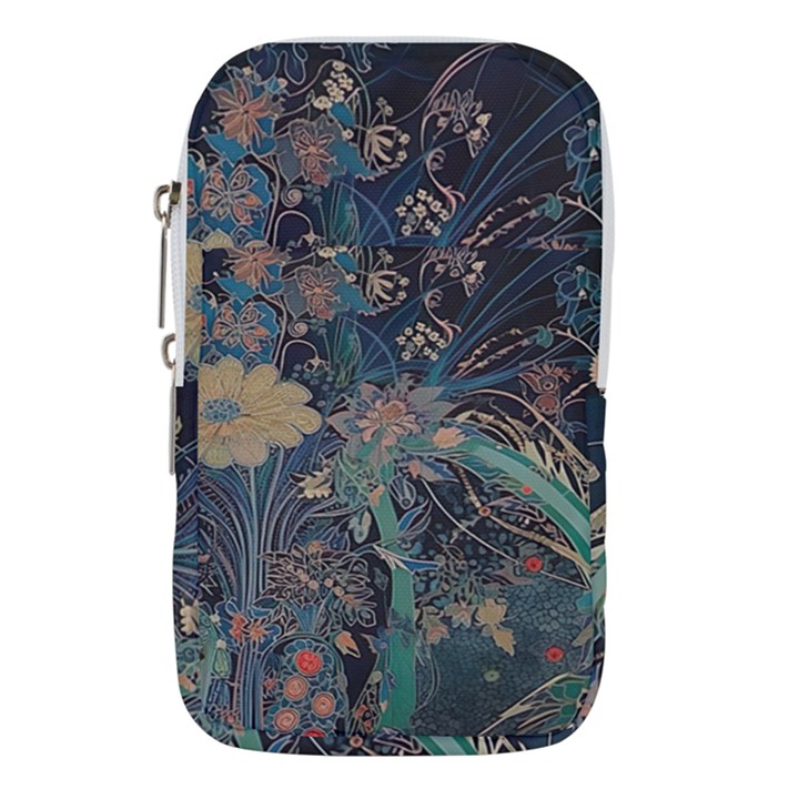 Ai Generated Flower Trees Forest Mystical Forest Waist Pouch (Large)