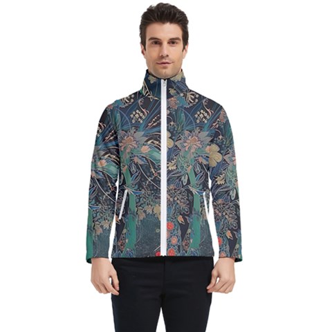 Ai Generated Flower Trees Forest Mystical Forest Men s Bomber Jacket by Ravend