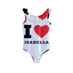 I Love Isabella Kids  Frill Swimsuit