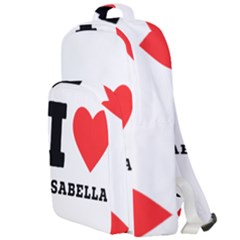 I Love Isabella Double Compartment Backpack by ilovewhateva