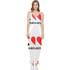 I Love Isabella Sleeveless Tie Ankle Chiffon Jumpsuit by ilovewhateva