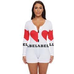 I Love Isabella Long Sleeve Boyleg Swimsuit by ilovewhateva