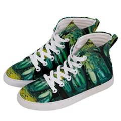 Ai Generated Trees Forest Mystical Forest Nature Art Men s Hi-top Skate Sneakers by Ravend