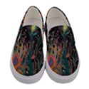 Ai Generated Trees Forest Mystical Forest Nature Women s Canvas Slip Ons View1