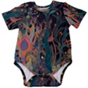 Ai Generated Trees Forest Mystical Forest Nature Baby Short Sleeve Bodysuit View1