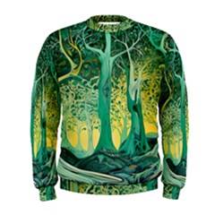 Nature Trees Forest Mystical Forest Jungle Men s Sweatshirt by Ravend