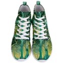 Nature Trees Forest Mystical Forest Jungle Men s Lightweight High Top Sneakers View1