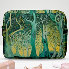 Nature Trees Forest Mystical Forest Jungle Make Up Pouch (large) by Ravend