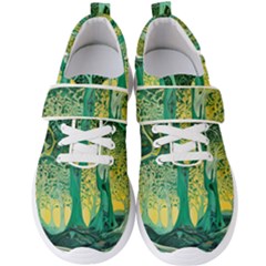 Nature Trees Forest Mystical Forest Jungle Men s Velcro Strap Shoes by Ravend