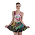 Ai Generated Flowers Trees Forest Mystical Forest Pattern Mini Skirt View1