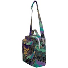 Ai Generated Flowers Trees Forest Mystical Forest Pattern Crossbody Day Bag by Ravend