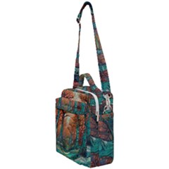 Ai Generated Tree Forest Mystical Forest Nature Crossbody Day Bag by Ravend