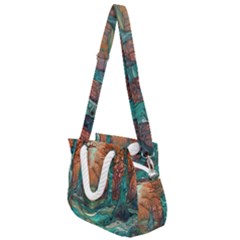 Ai Generated Tree Forest Mystical Forest Nature Rope Handles Shoulder Strap Bag by Ravend