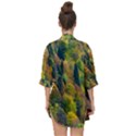 Forest Trees Leaves Fall Autumn Nature Sunshine Open Front Chiffon Kimono View2