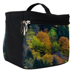 Forest Trees Leaves Fall Autumn Nature Sunshine Make Up Travel Bag (small)