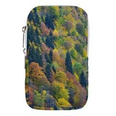 Forest Trees Leaves Fall Autumn Nature Sunshine Waist Pouch (large) by Ravend