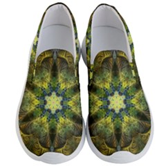 Fractal-fantasy-design-background- Men s Lightweight Slip Ons by Vaneshart