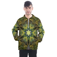 Fractal-fantasy-design-background- Men s Half Zip Pullover