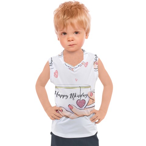 Happy Monday Kids  Sport Tank Top by SychEva