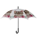 Watercolor Cat Hook Handle Umbrellas (Small) View3