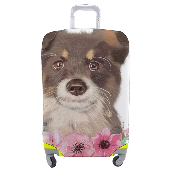 Watercolor Dog Luggage Cover (Medium)