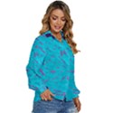 Water Fun Women s Long Sleeve Button Down Shirt View3