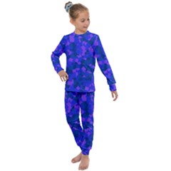 Cold Colorful Geometric Abstract Pattern Kids  Long Sleeve Set  by dflcprintsclothing