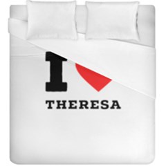 I Love Theresa Duvet Cover (king Size)