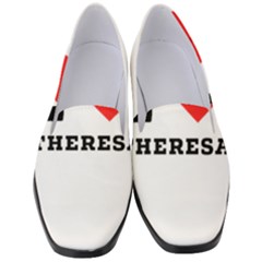 I Love Theresa Women s Classic Loafer Heels by ilovewhateva