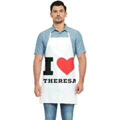 I Love Theresa Kitchen Apron by ilovewhateva