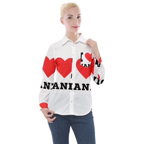 I Love Diane Women s Long Sleeve Pocket Shirt by ilovewhateva