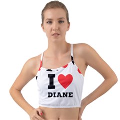 I Love Diane Mini Tank Bikini Top by ilovewhateva