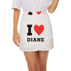 I Love Diane Mini Front Wrap Skirt by ilovewhateva