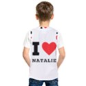 I love natalie Kids  Basketball Tank Top View2