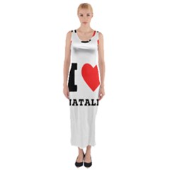 I Love Natalie Fitted Maxi Dress by ilovewhateva