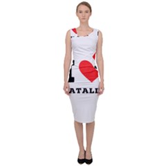 I Love Natalie Sleeveless Pencil Dress