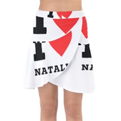 I Love Natalie Wrap Front Skirt by ilovewhateva