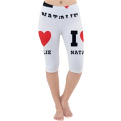 I Love Natalie Lightweight Velour Cropped Yoga Leggings by ilovewhateva