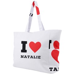 I Love Natalie Simple Shoulder Bag by ilovewhateva