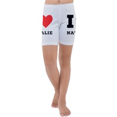 I Love Natalie Kids  Lightweight Velour Capri Yoga Leggings by ilovewhateva