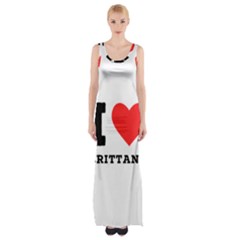 I Love Brittany Thigh Split Maxi Dress by ilovewhateva