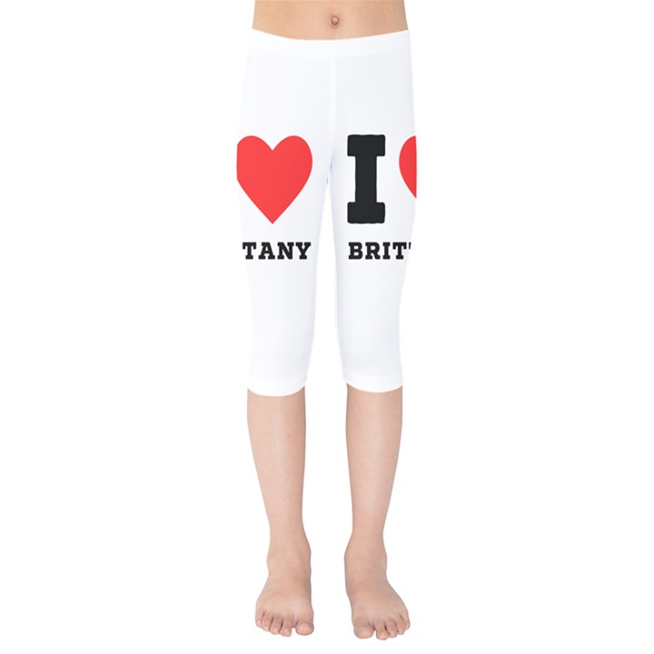 I love brittany Kids  Capri Leggings 