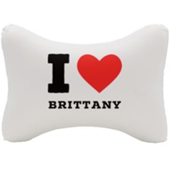 I Love Brittany Seat Head Rest Cushion by ilovewhateva