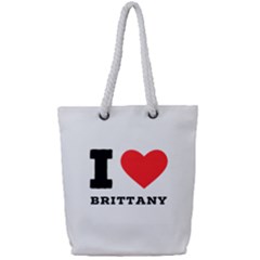 I Love Brittany Full Print Rope Handle Tote (small) by ilovewhateva