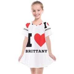 I Love Brittany Kids  Smock Dress by ilovewhateva