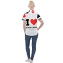 I love brittany Women s Short Sleeve Pocket Shirt View2