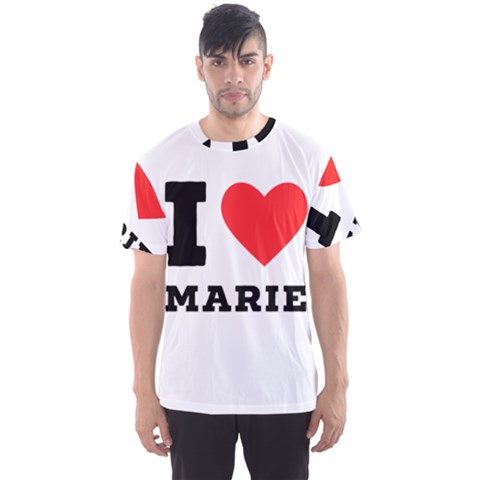 I Love Marie Men s Sport Mesh Tee by ilovewhateva