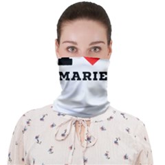 I Love Marie Face Covering Bandana (adult) by ilovewhateva