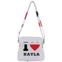 I love kayla Zipper Messenger Bag View3